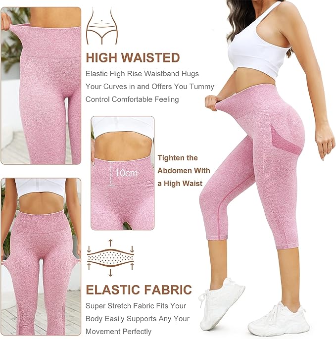Leggins para Mujer Cortos push up - Imagen 5