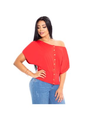 Blusa de moda Roja