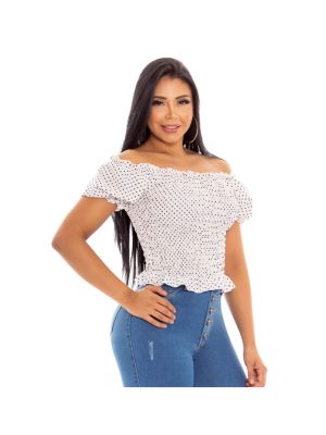 Blusa de moda Blanca