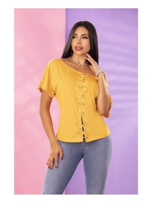Blusa de moda Amarilla