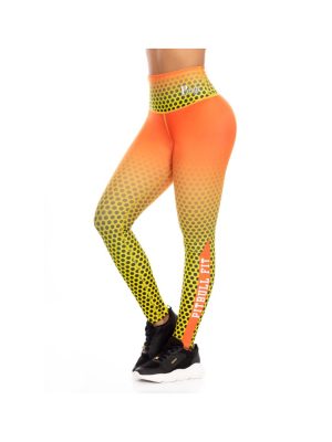 Leggins Deportivo Sublimado Naranja