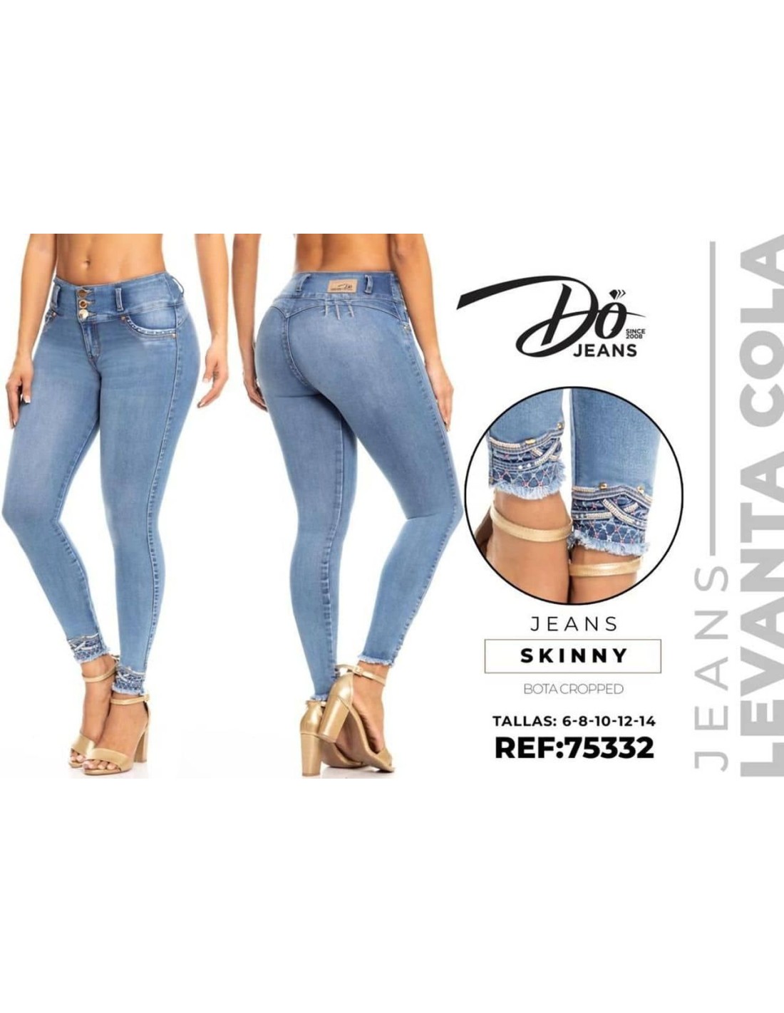 Pantalón Vaquero Azul claro